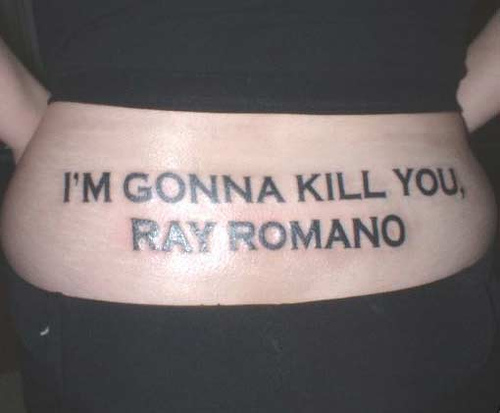 Tats are personal but this is a bit much